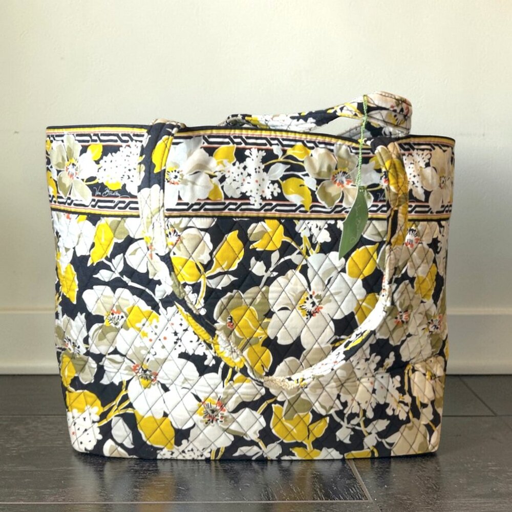 Vera Bradley Grand Tote in retired Dogwood pattern